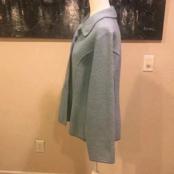 Appleseeds Wool Button Front Blazer-Size Large - Picture 5 of 6